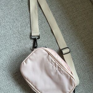 Elegant Light Pink Crossbody Bag